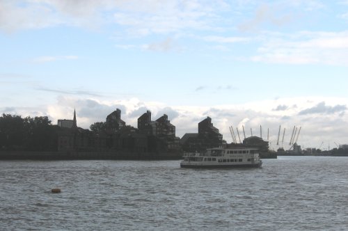 downstream from Greenwich