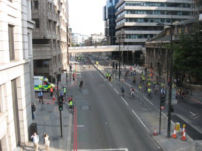 bike race in the City