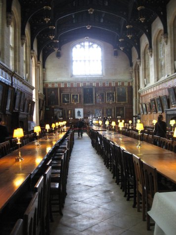 Christ Church College dining hall