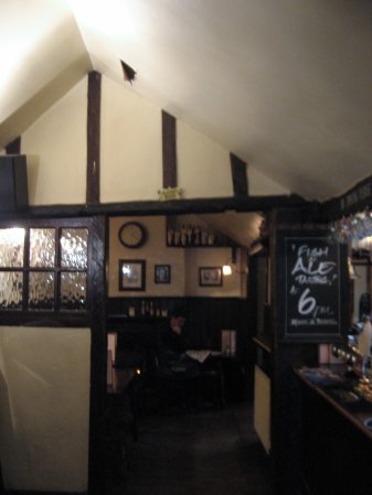 inside the Eagle & Child