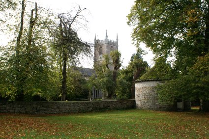 dovecote and church