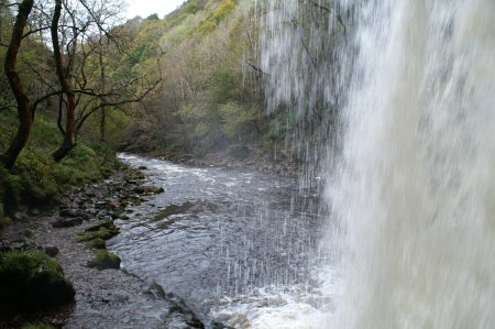 behind Sgwd yr Eira