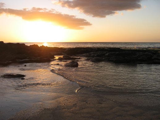 Luau sunset