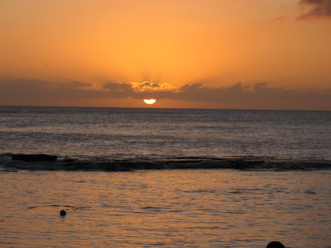 Luau sunset