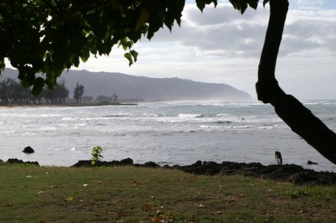 Waves and beach