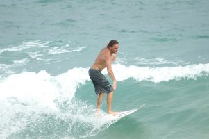 Surfer close-up