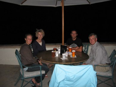 Living it up on the beach