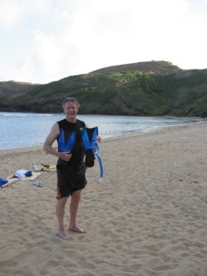 Henry at Hanauma Bay