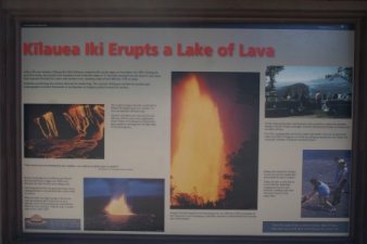 Kilauea Iki sign