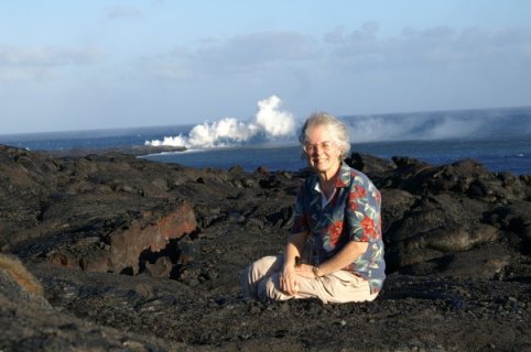 Kathy and Pu'u O'o