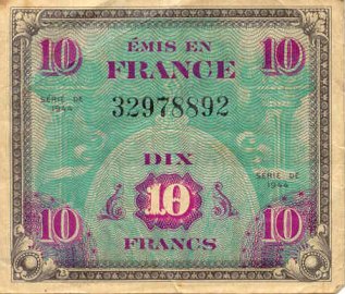 10 franc note