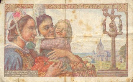 20 franc note