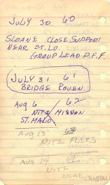 mission notes for 60-64