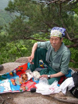 a hiker's lunch