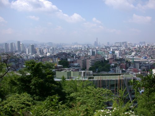 view of the city