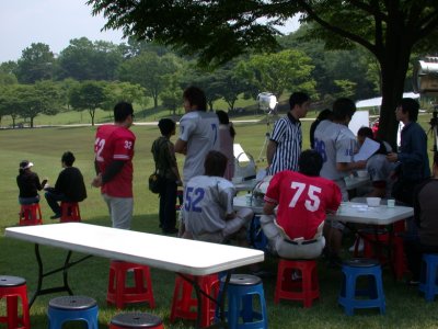 filming in the park