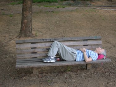 resting in the Park