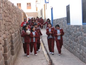 Girls in the alley