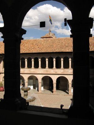 Art museum courtyard