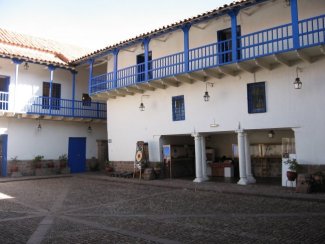 History museum courtyard