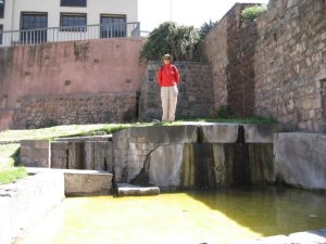 Coricancha fountain