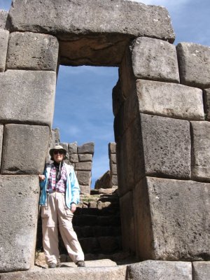 Kathy in doorway