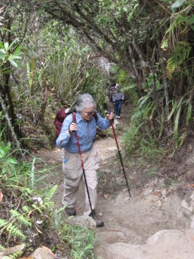Kathy on the Trail
