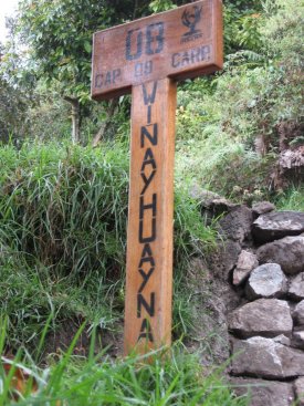 Winaywayna sign