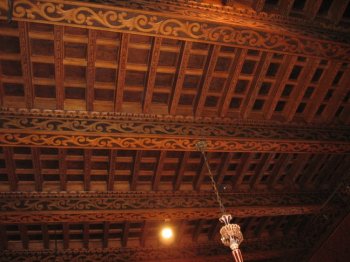Wooden ceiling