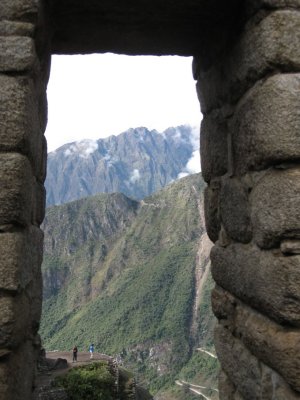 View thru Waynapicchu window