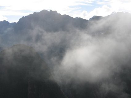 Mountains in mist
