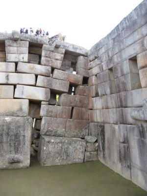 Subsided wall