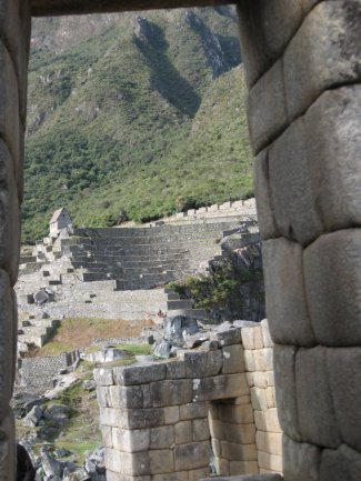Looking back toward the Guardhouse
