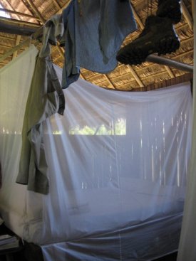Bed in cabin