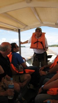 Eric on the boat