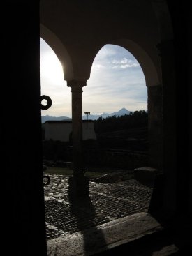 From the front of the church