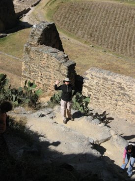 Wall from above
